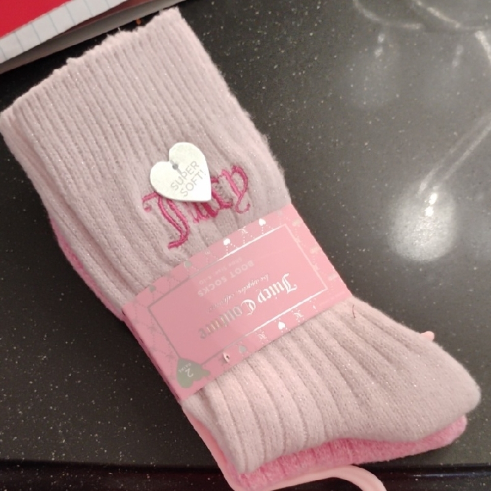 NWT Juicy Couture PAIR SOCKS